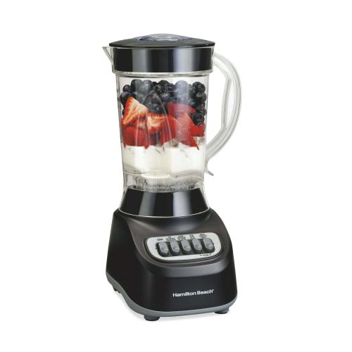 Hamilton Beach Smoothie Blender, 48 oz Jar, 12 Blending Functions, Black, 50180 Hamilton Beach Smoothie Blender, 48 oz Jar, 12 Blending Functions, Black, 50180